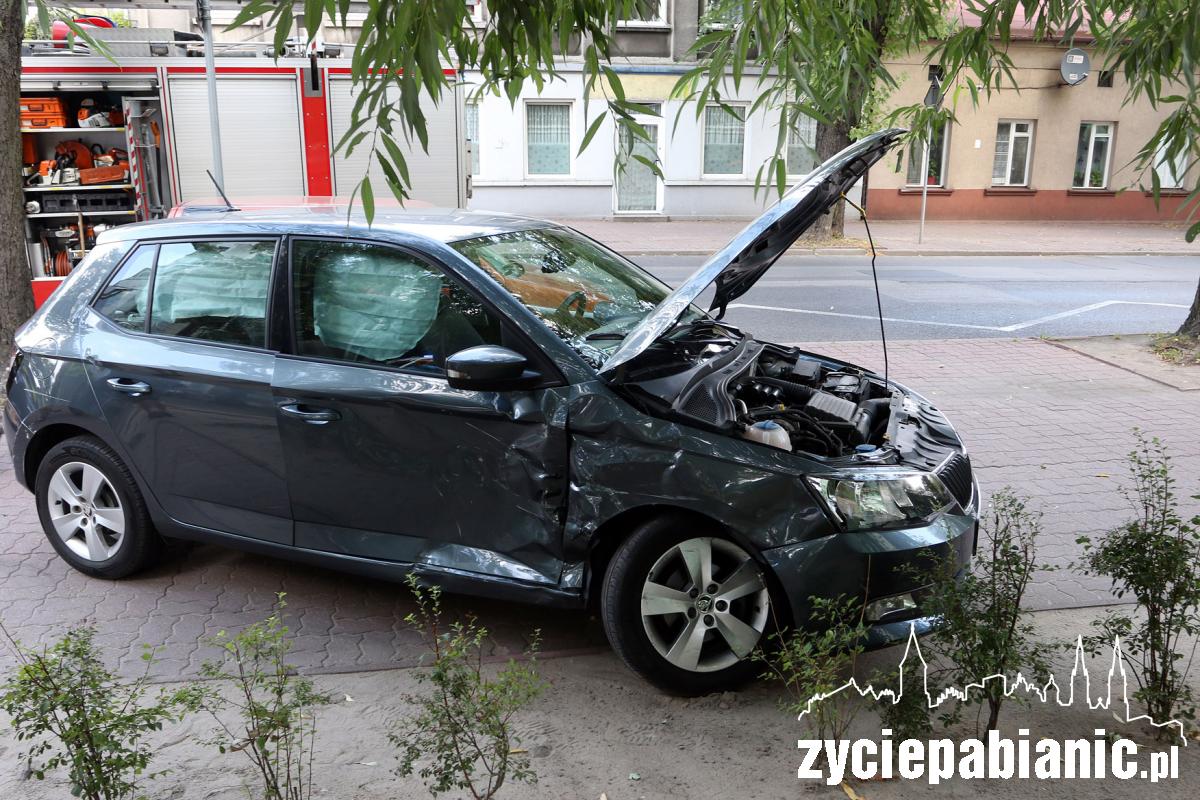 Wypadek na Moniuszki. Dziecko w szpitalu