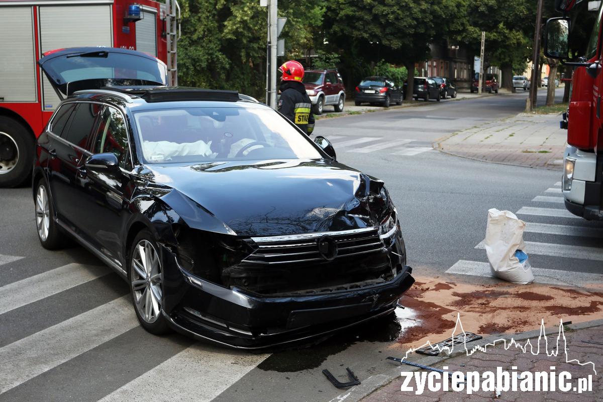 Wypadek na Moniuszki. Dziecko w szpitalu
