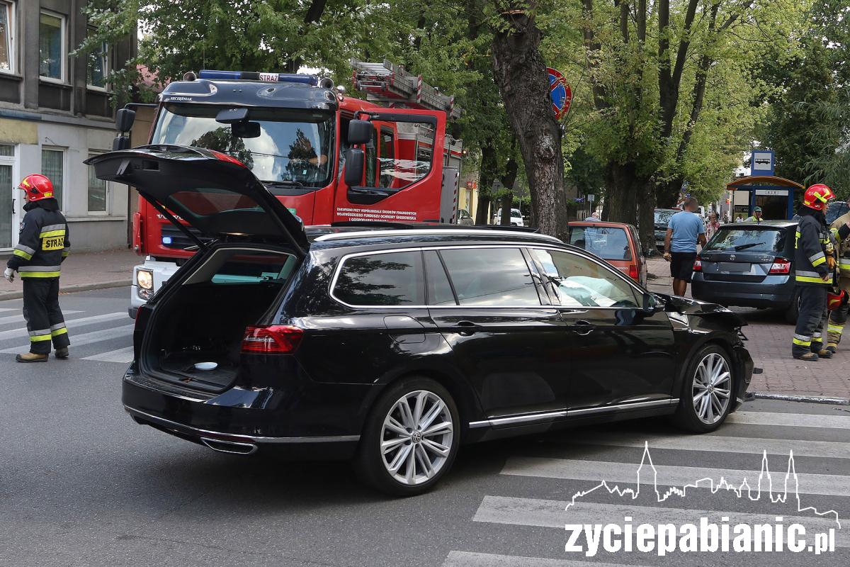 Wypadek na Moniuszki. Dziecko w szpitalu