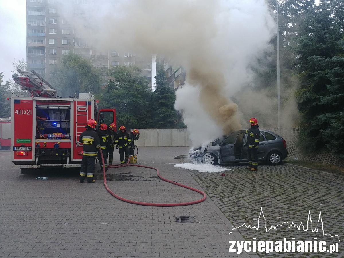 Zapach spalenizny było czuć w mieszkaniach