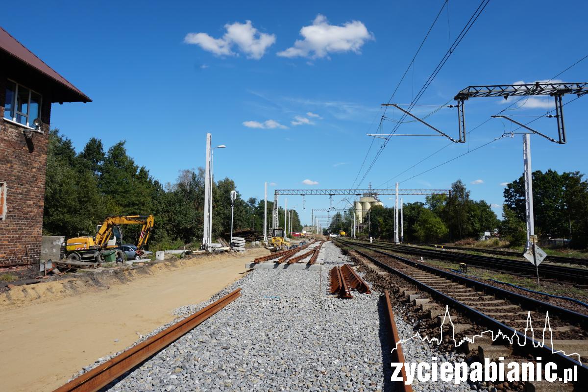 Prace na linii Łódź Kaliska – Zduńska Wola