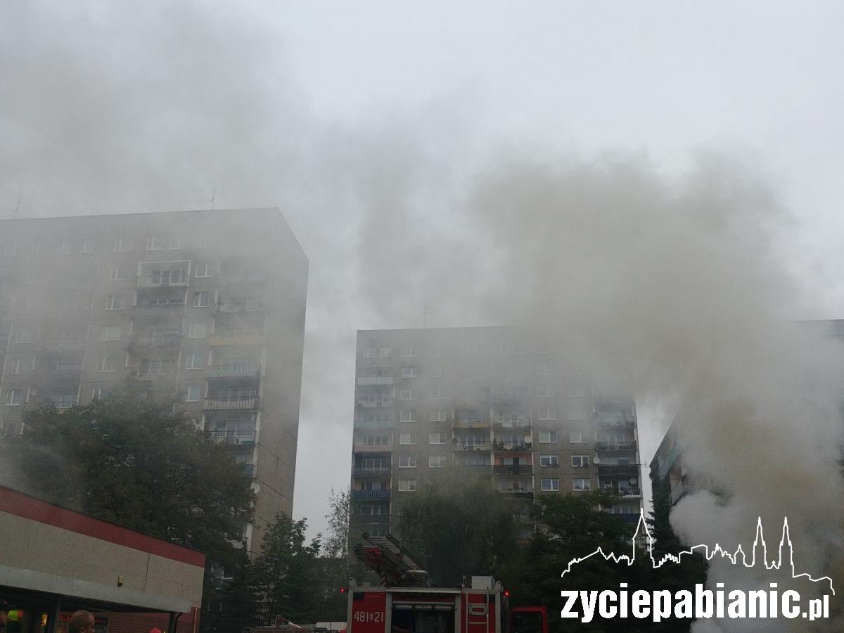 Zapach spalenizny było czuć w mieszkaniach