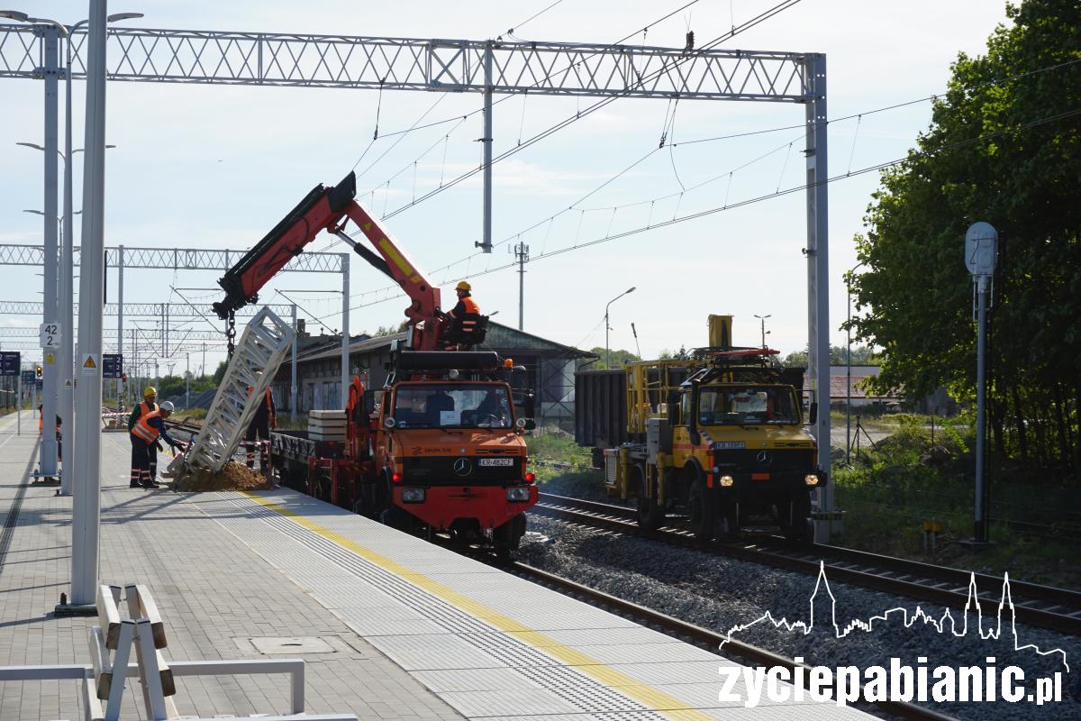 Prace na linii Łódź Kaliska – Zduńska Wola