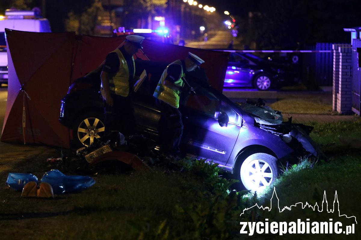 W wypadku zginął 30 – letni pabianiczanin
