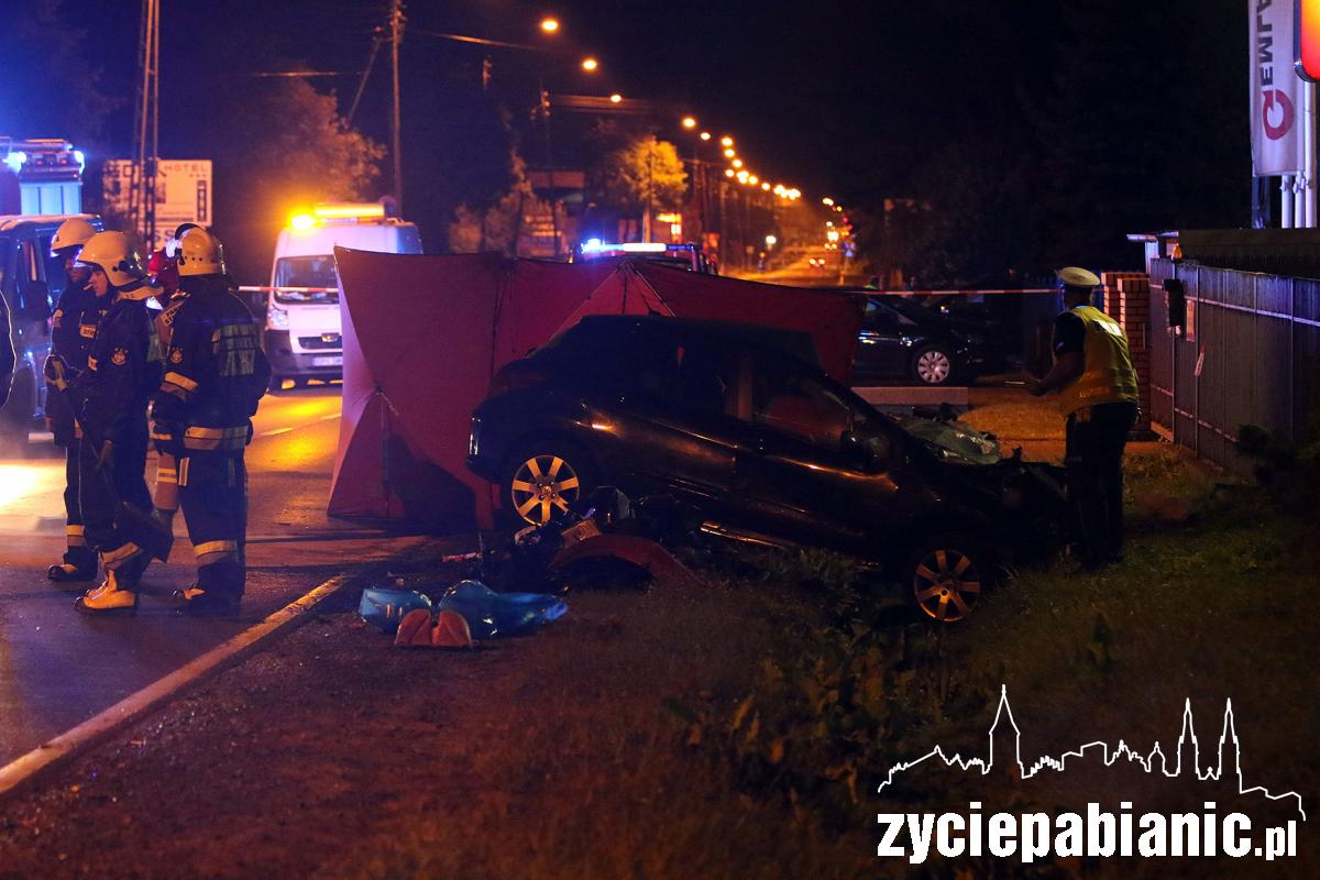 W wypadku zginął 30 – letni pabianiczanin