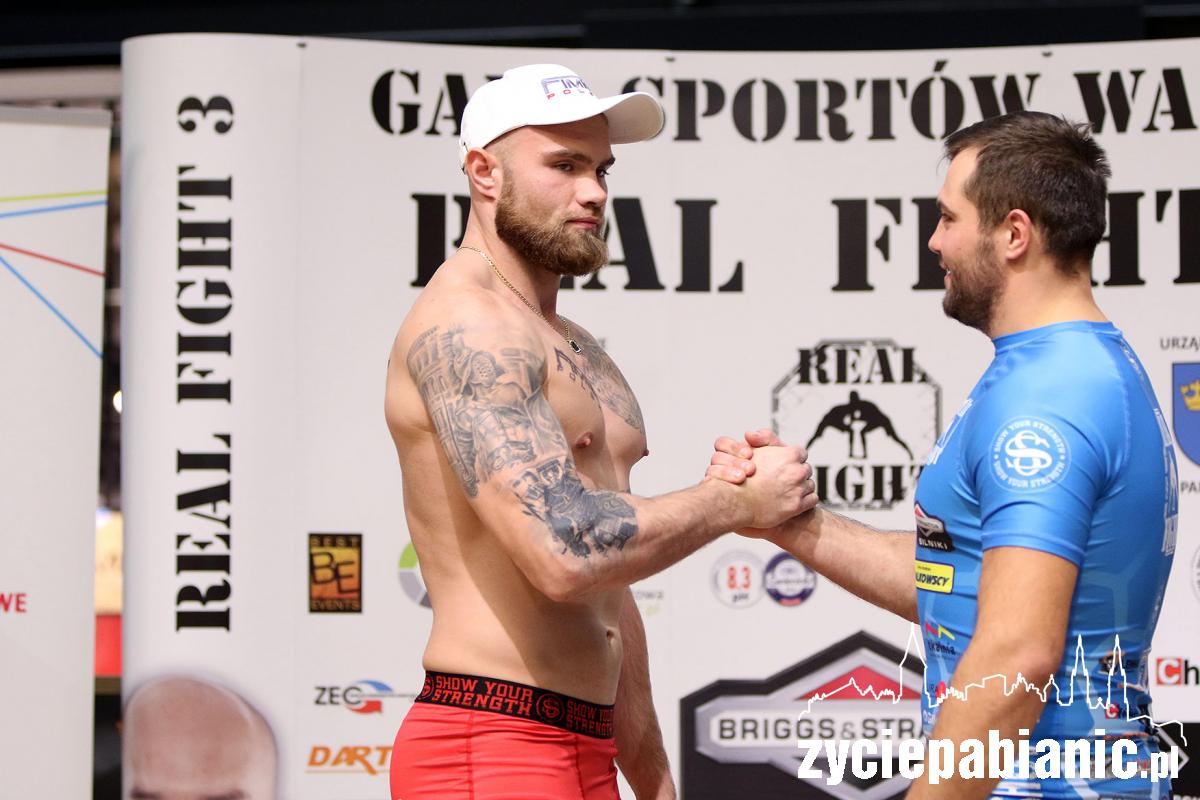 Oficjalne ważenie zawodników przed galą MMA Real Fight
