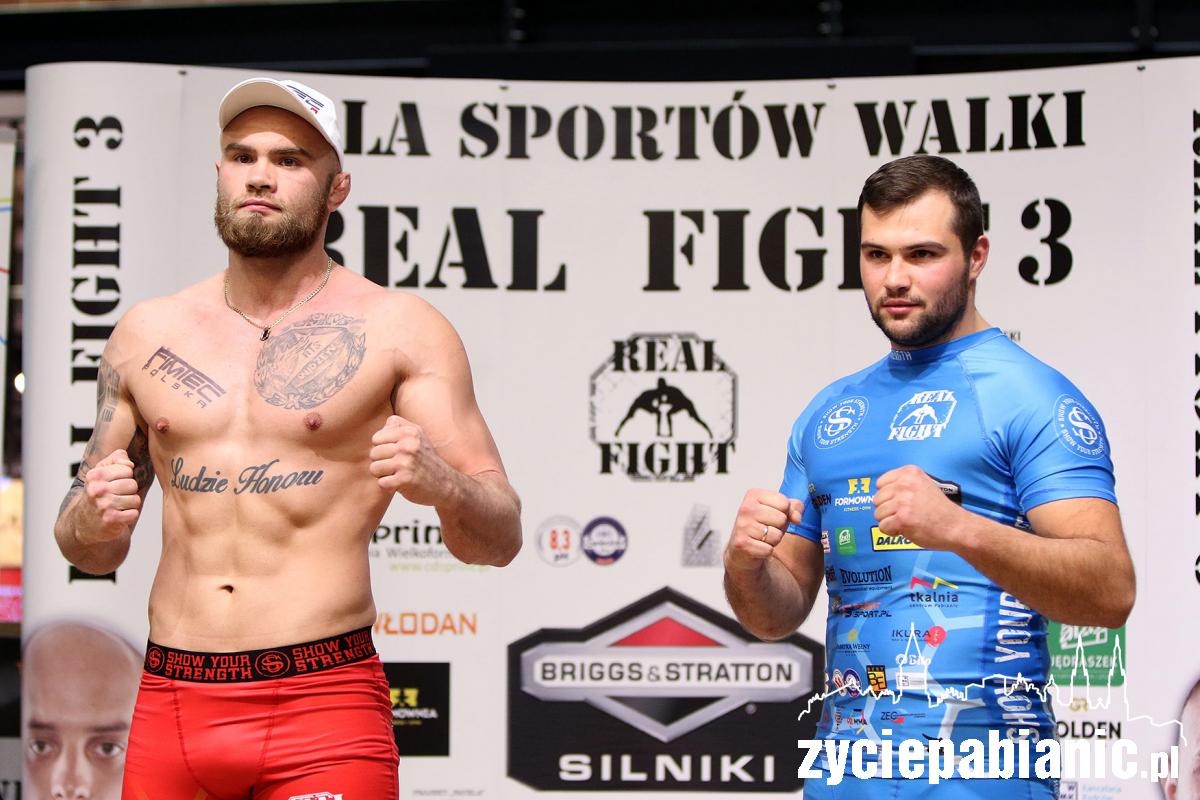 Oficjalne ważenie zawodników przed galą MMA Real Fight