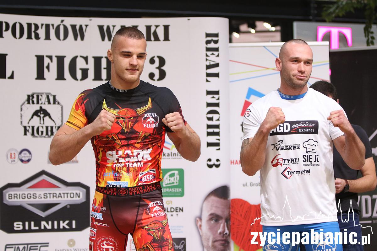 Oficjalne ważenie zawodników przed galą MMA Real Fight