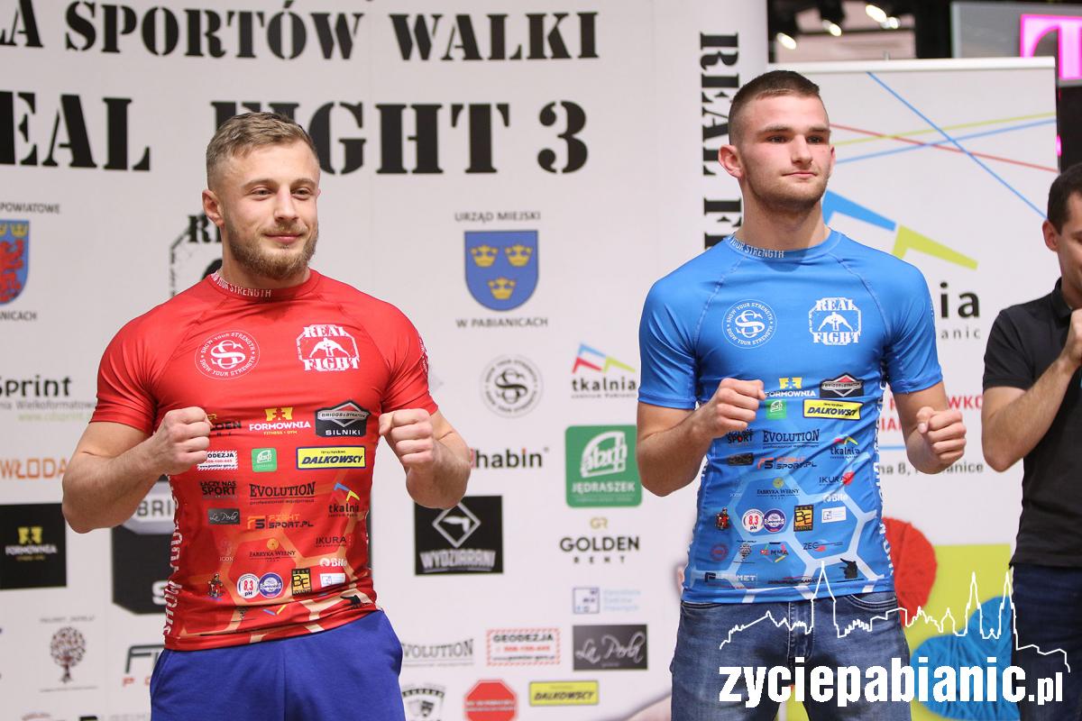 Oficjalne ważenie zawodników przed galą MMA Real Fight