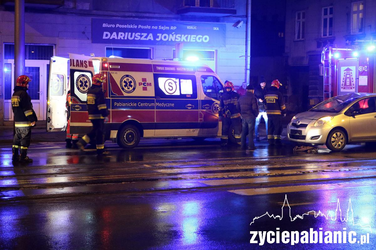 Kierowca toyoty potrącił pieszego na Starym Rynku