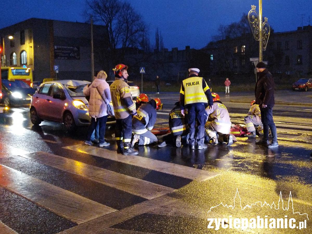 Kierowca toyoty potrącił pieszego na Starym Rynku