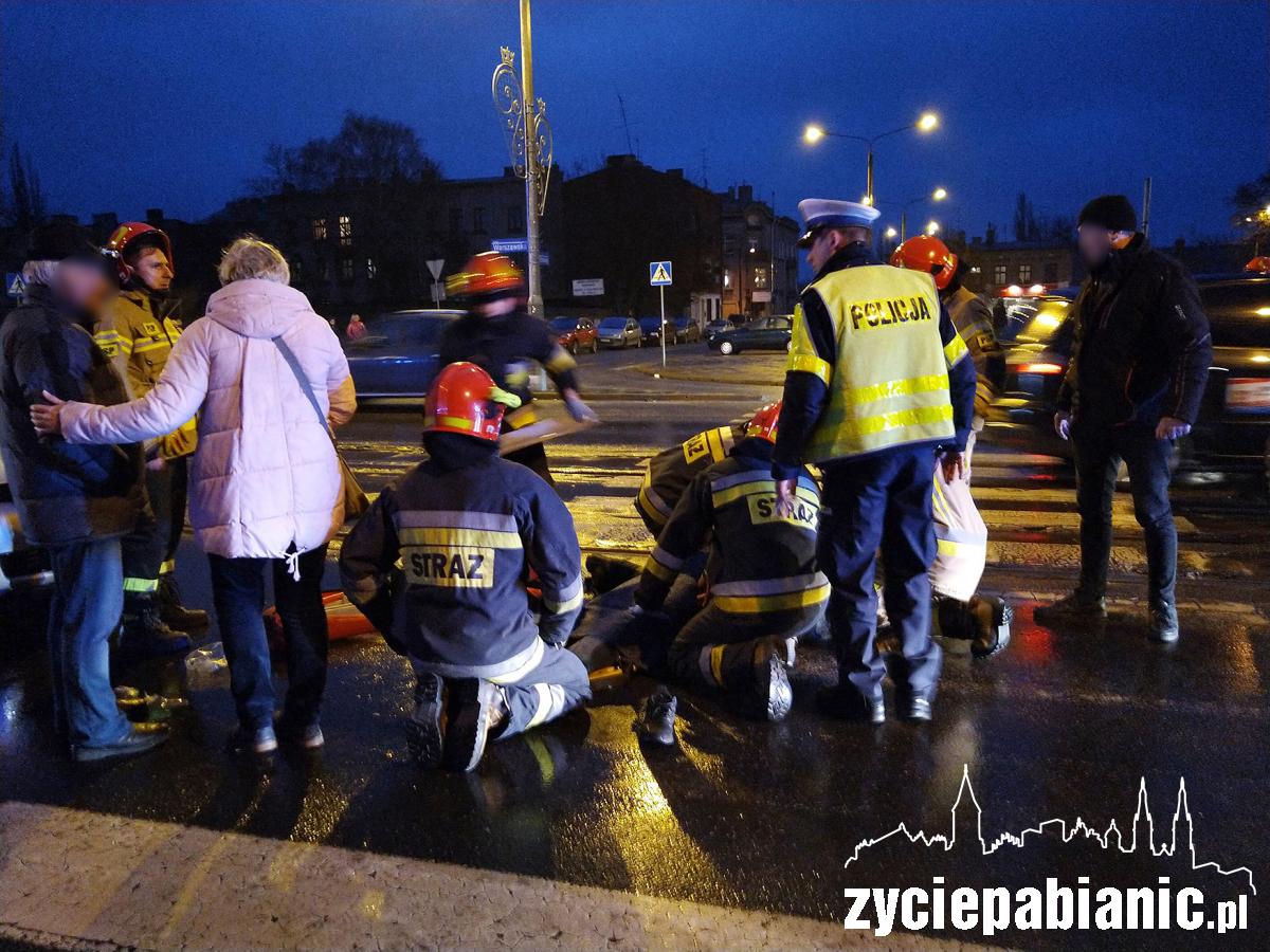 Kierowca toyoty potrącił pieszego na Starym Rynku