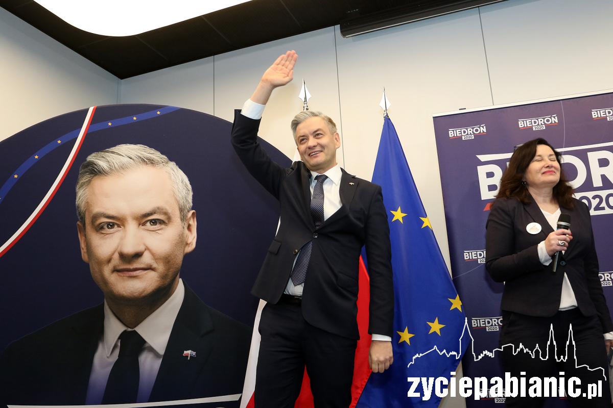 Robert Biedroń z wizytą w Pabianicach