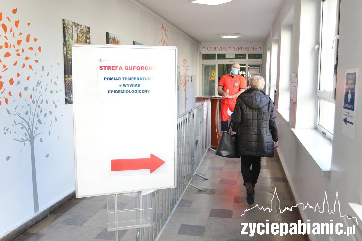 Koronawirus: strefa buforowa w szpitalu
