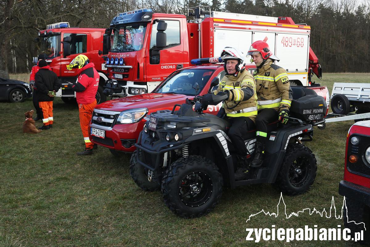 Poszukiwania zaginionej mieszkanki Chechła Drugiego
