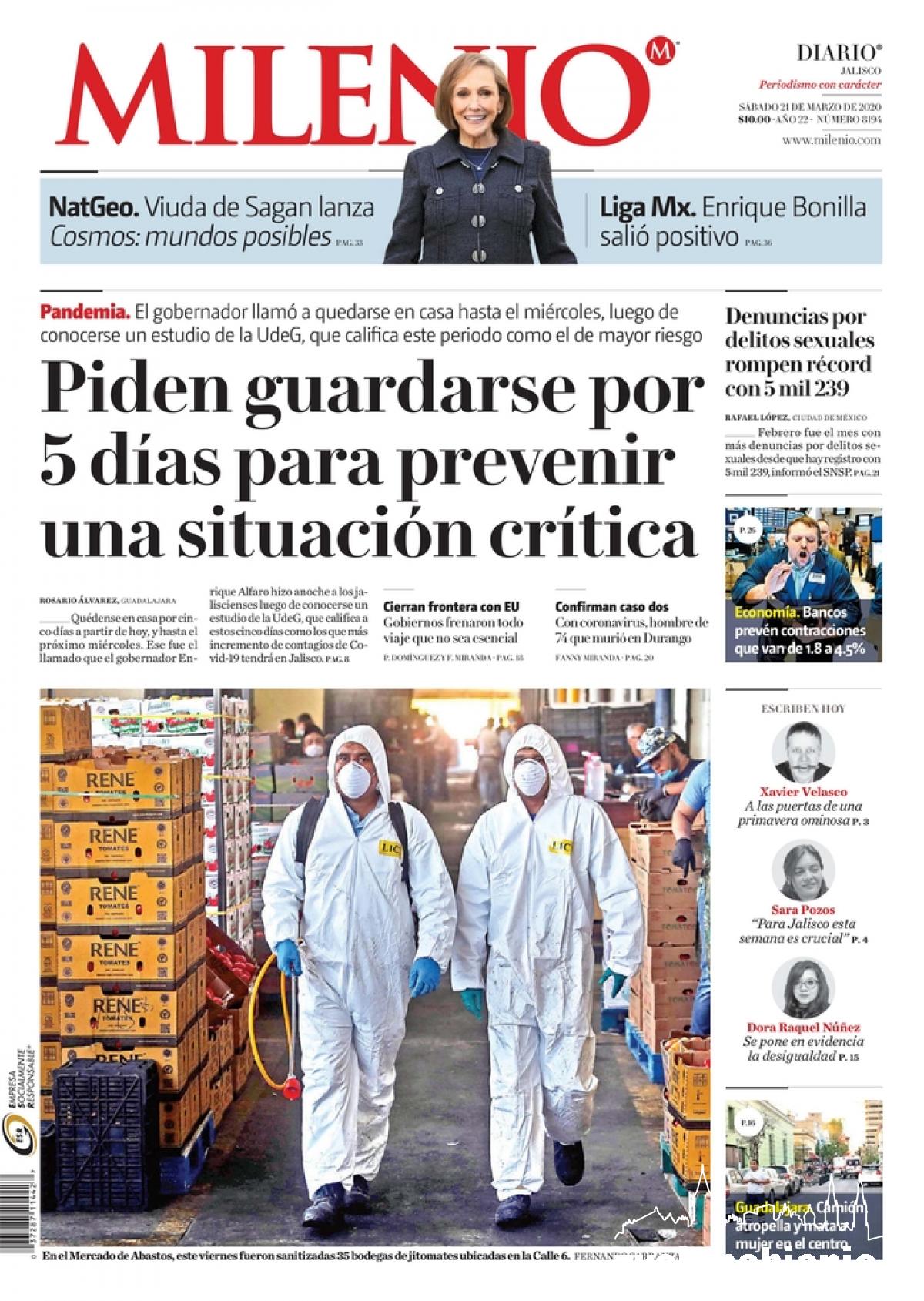 Koronawirus na okładkach gazet z całego świata