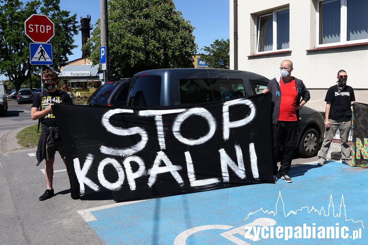 Protest przeciwko budowie kopalni w Porszewicach