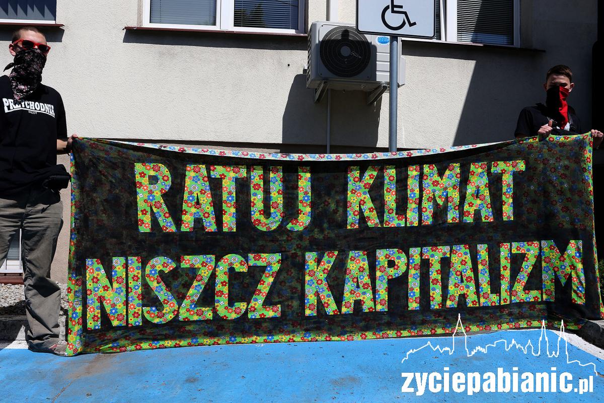 Protest przeciwko budowie kopalni w Porszewicach