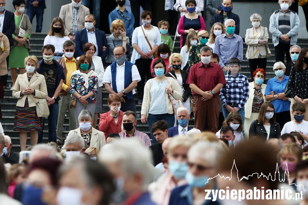 Procesja Bożego Ciała podczas epidemii