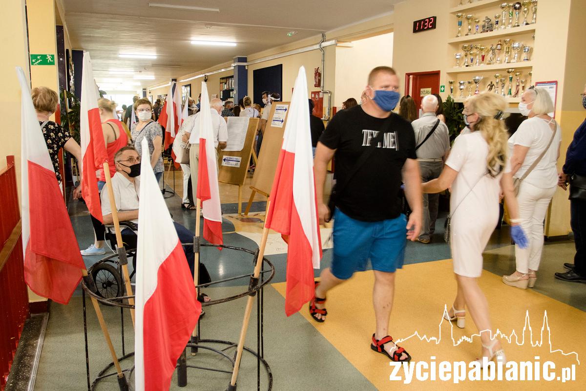 Wybory prezydenckie 2020: pabianiczanie ruszyli do urn