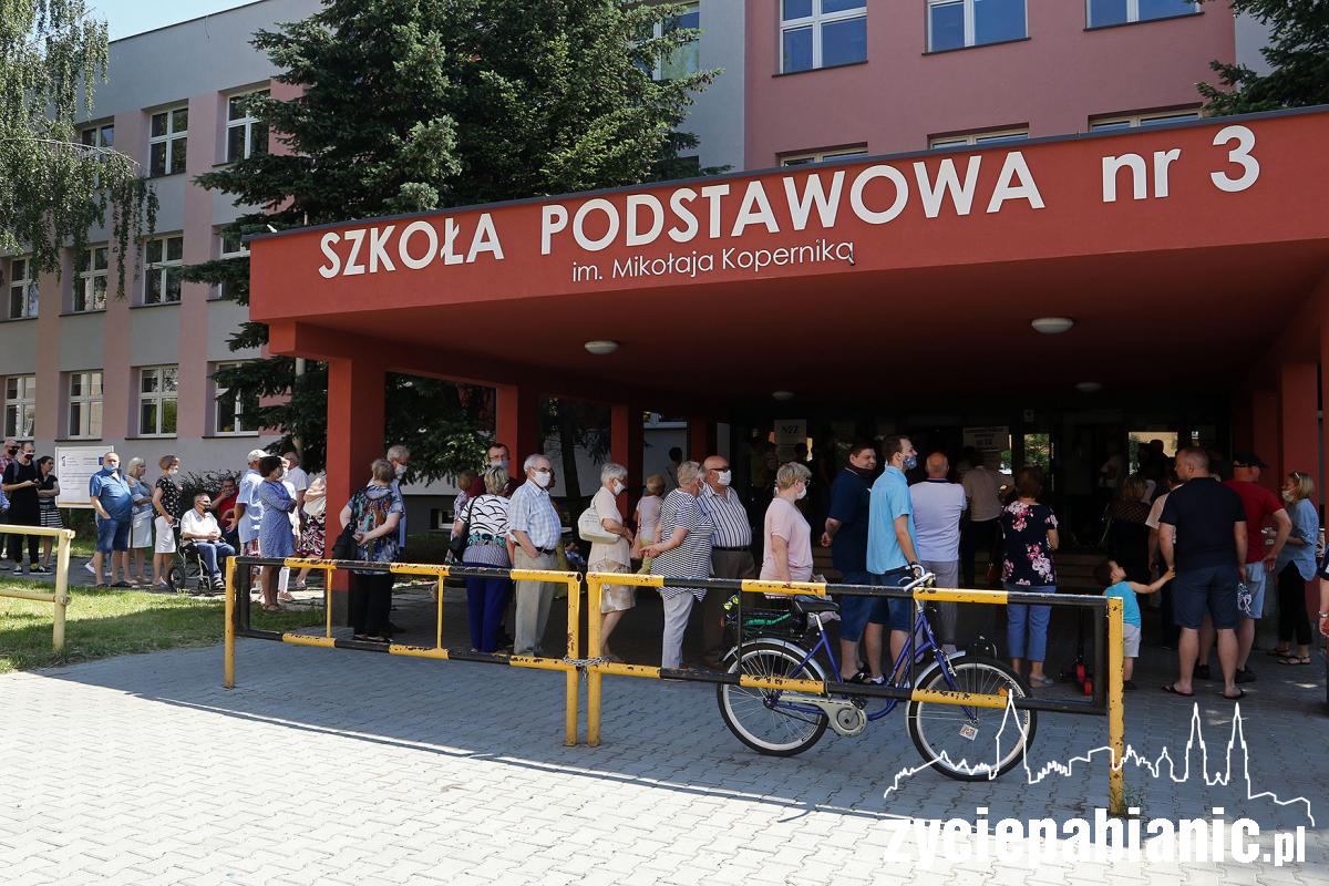 Wybory prezydenckie 2020: pabianiczanie ruszyli do urn