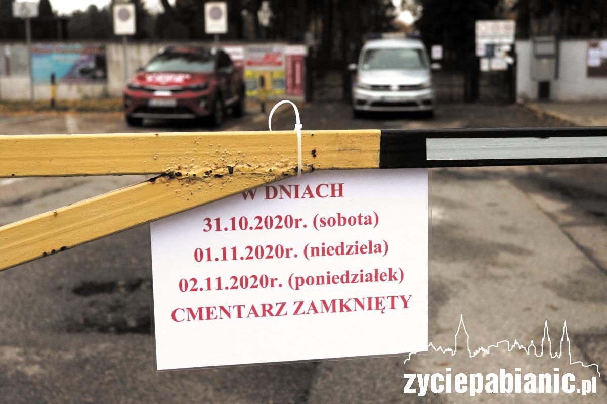 Sytuacja przed pabianickimi cmentarzami