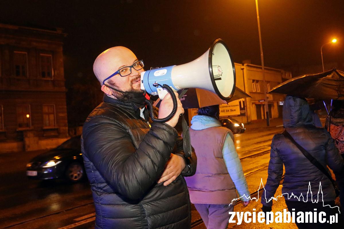 9 dzień Strajku Kobiet w Pabianicach