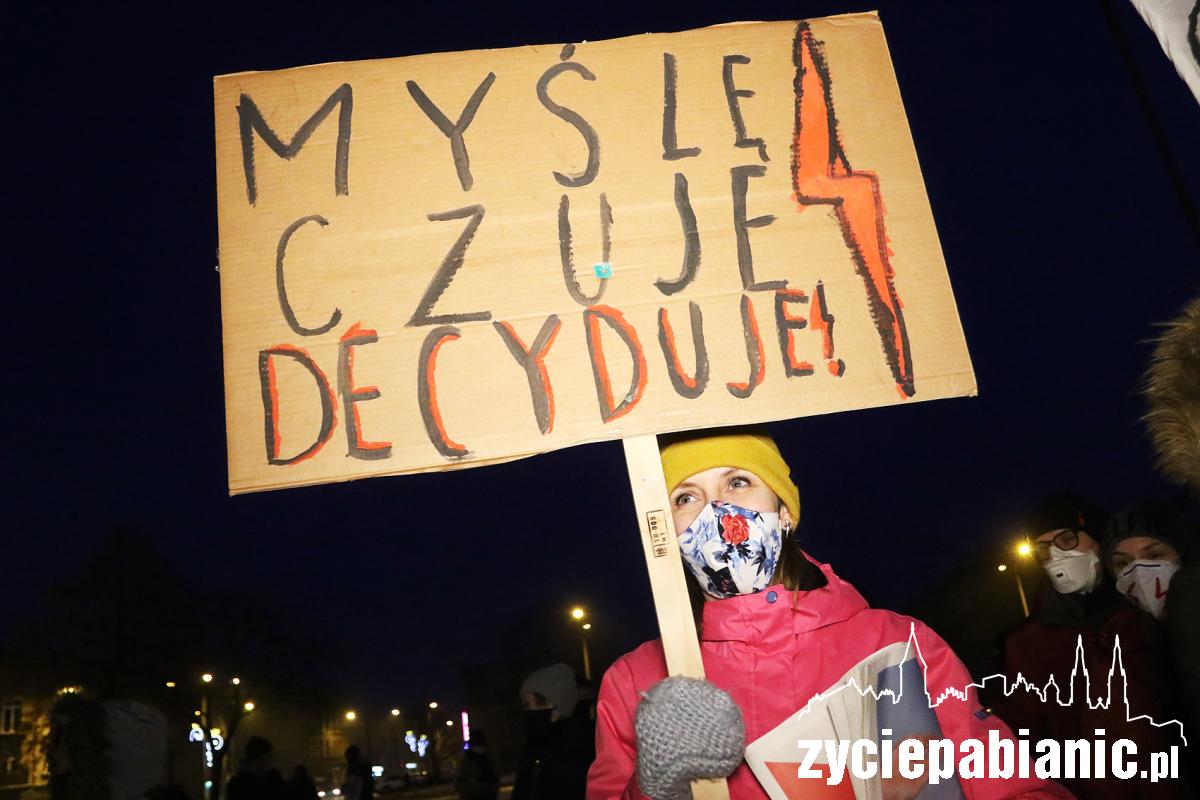 Strajk Kobiet wrócił na ulice Pabianic