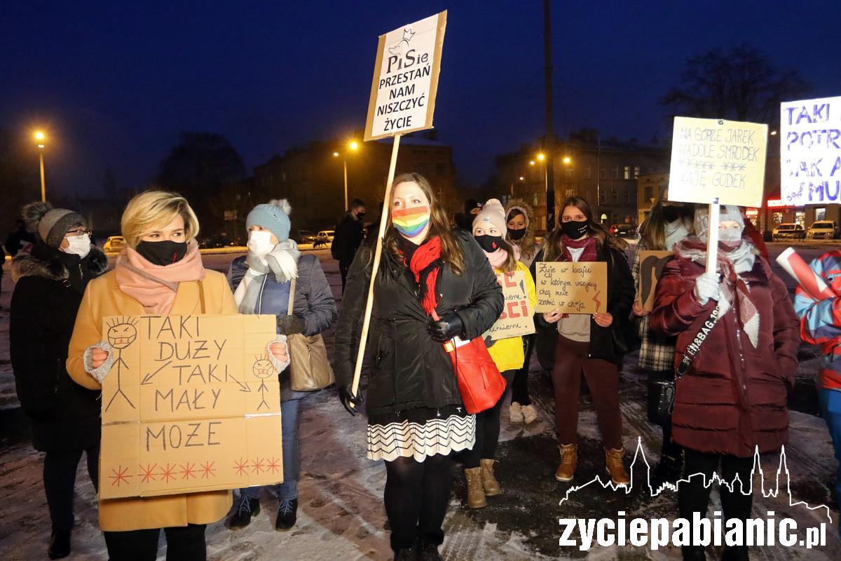 Strajk Kobiet wrócił na ulice Pabianic