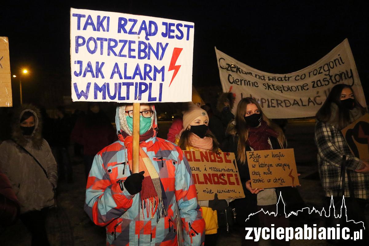 Strajk Kobiet wrócił na ulice Pabianic