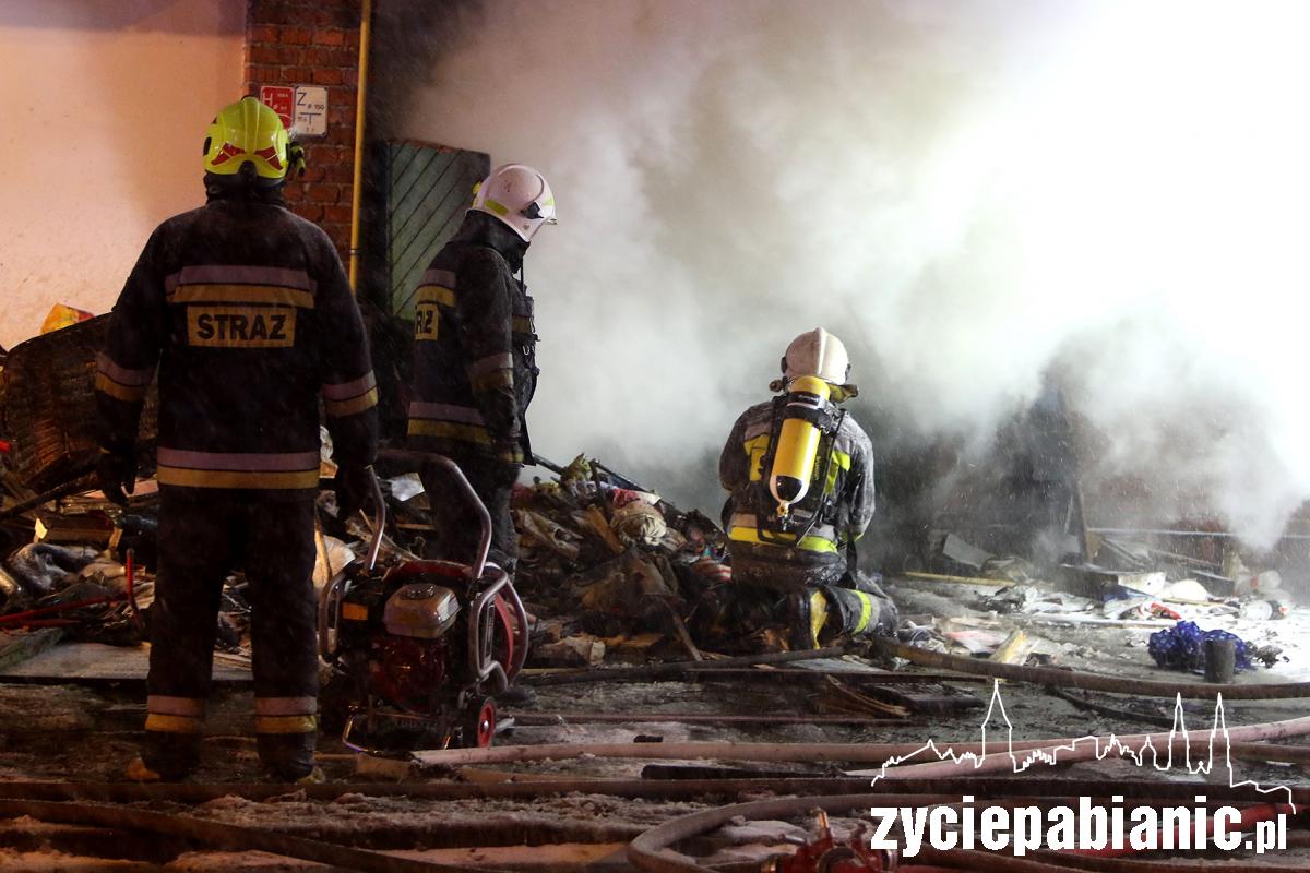 Pożar kamienicy przy ul. Wileńskiej