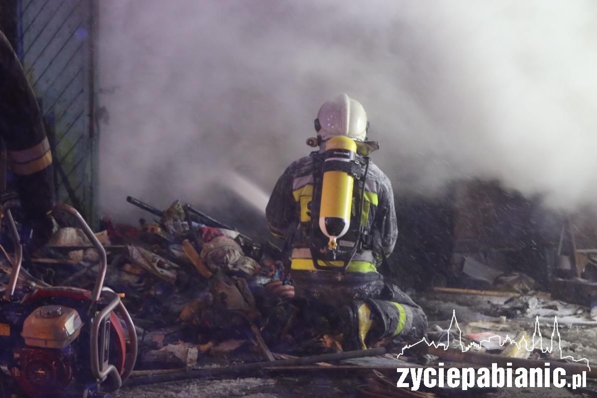 Pożar kamienicy przy ul. Wileńskiej