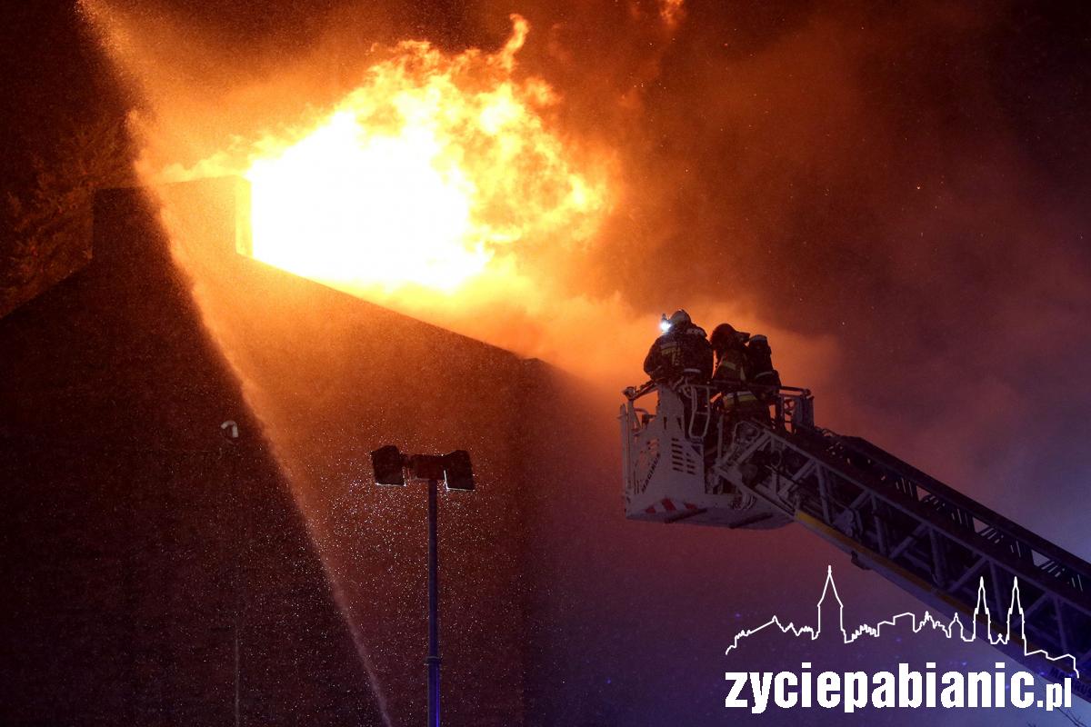 Pożar kamienicy przy ul. Wileńskiej