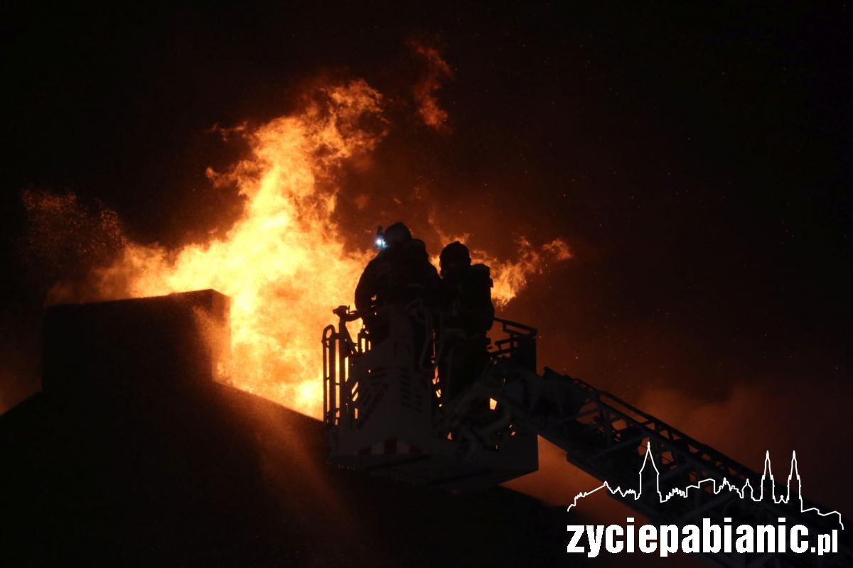 Pożar kamienicy przy ul. Wileńskiej