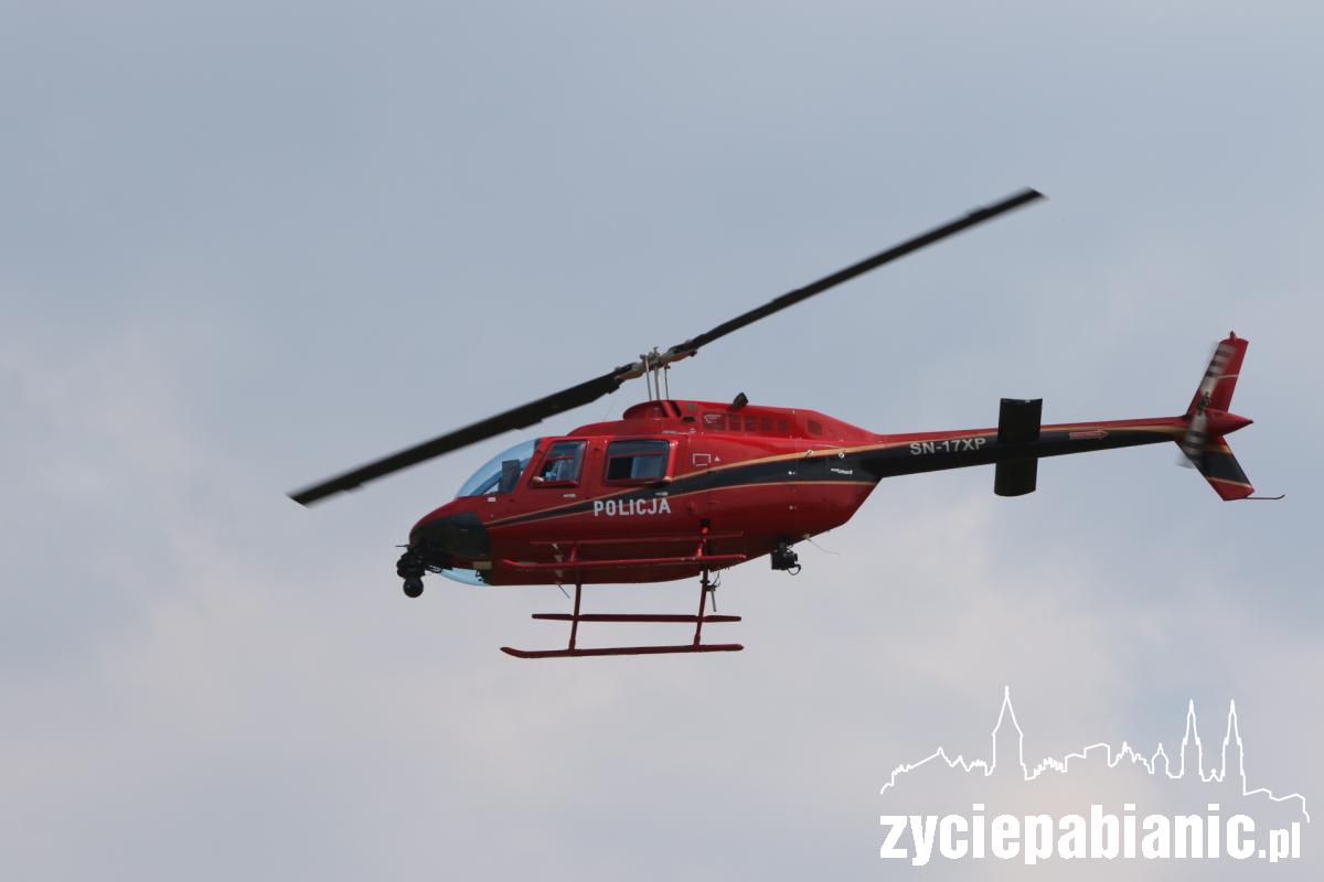 Helikopter w akcji poszukiwawczej