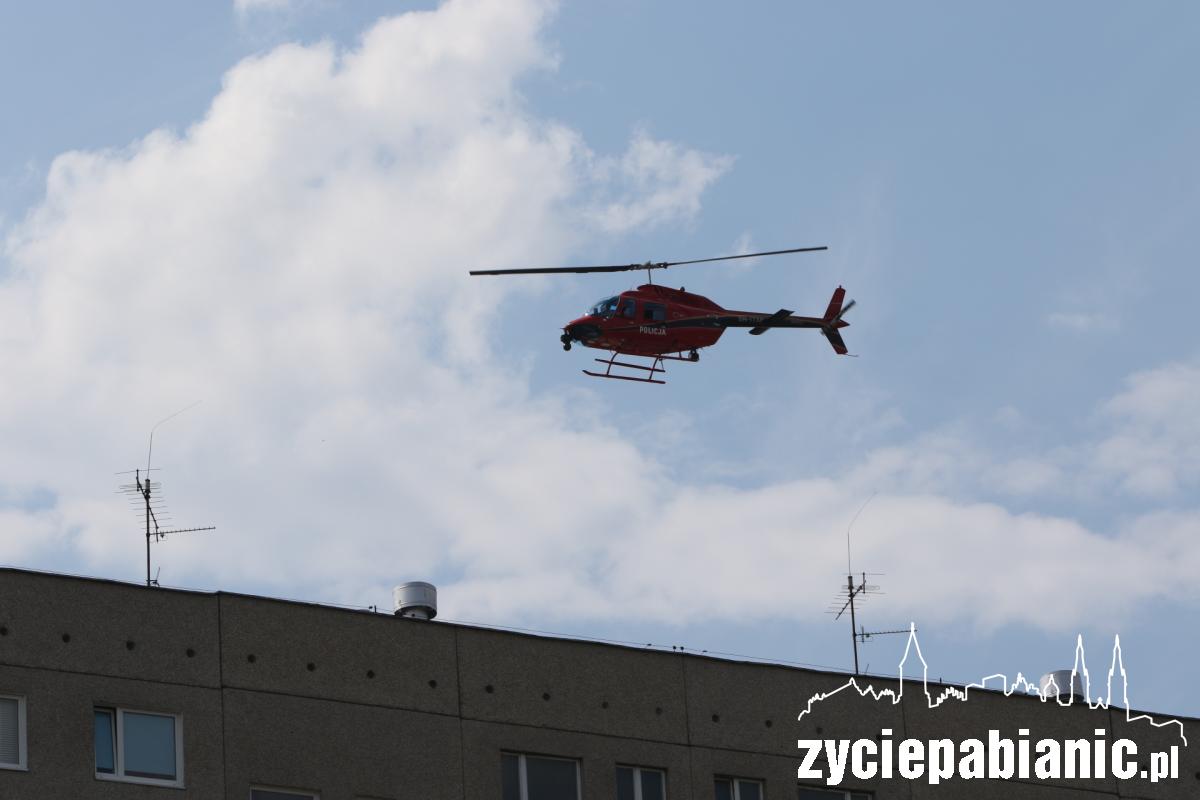Helikopter w akcji poszukiwawczej