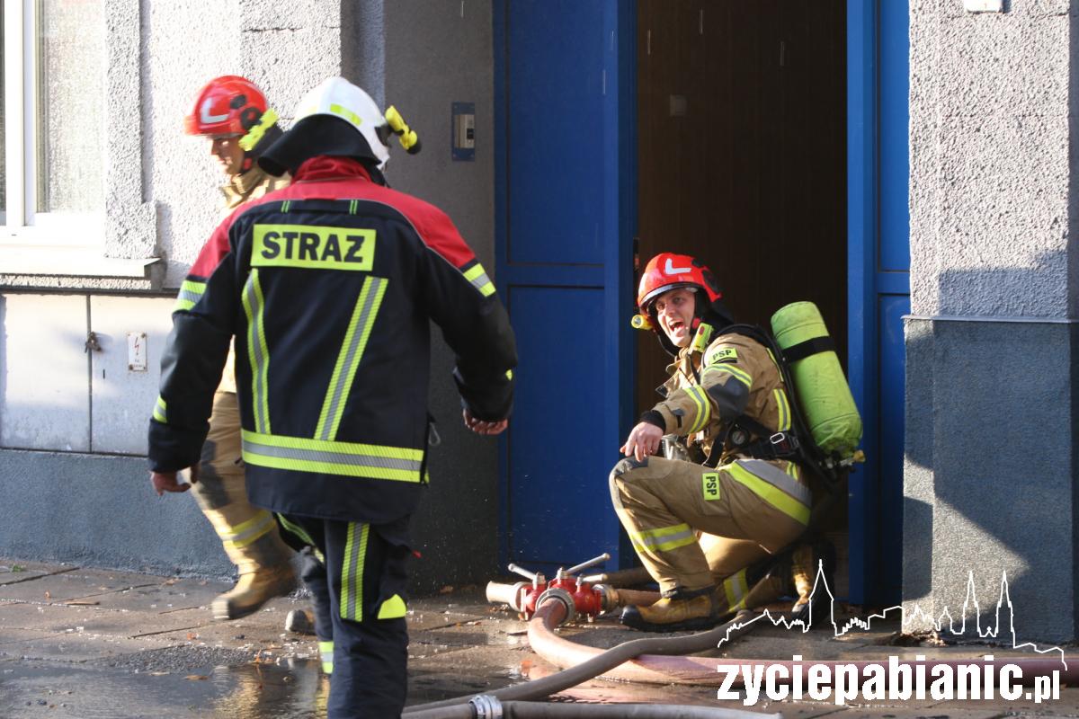 P. Skargi. Pożar poddasza
