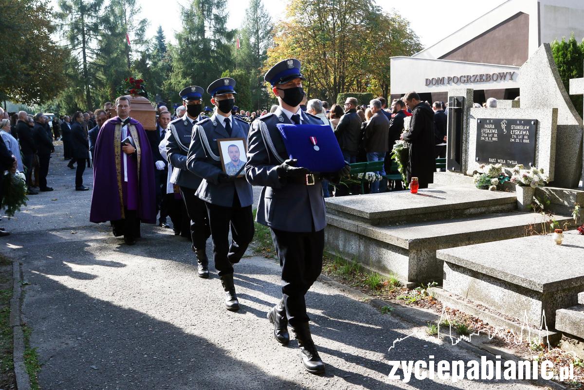 Pogrzeb policjanta Rafała Dzwonnika
