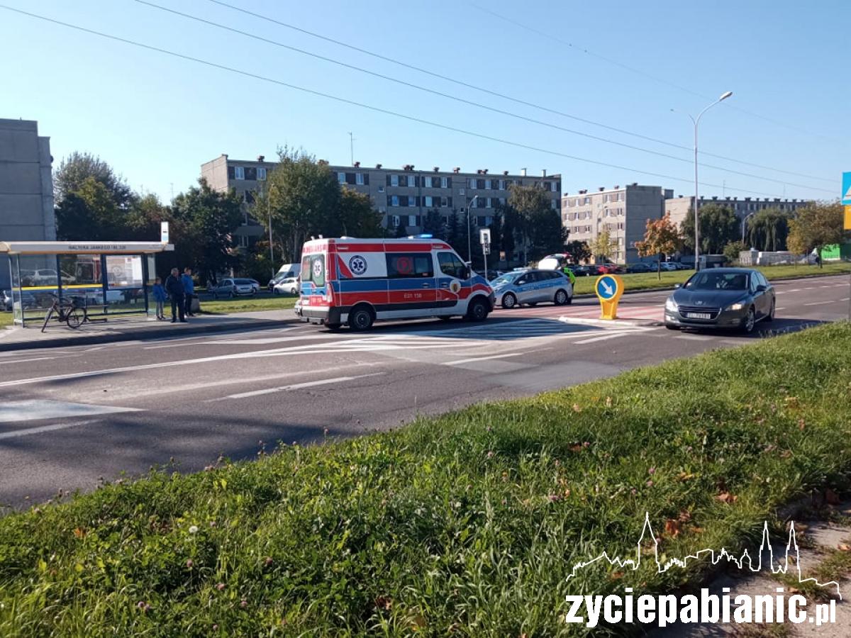 Kobieta potrącona na pasach, dziekuje za pomoc