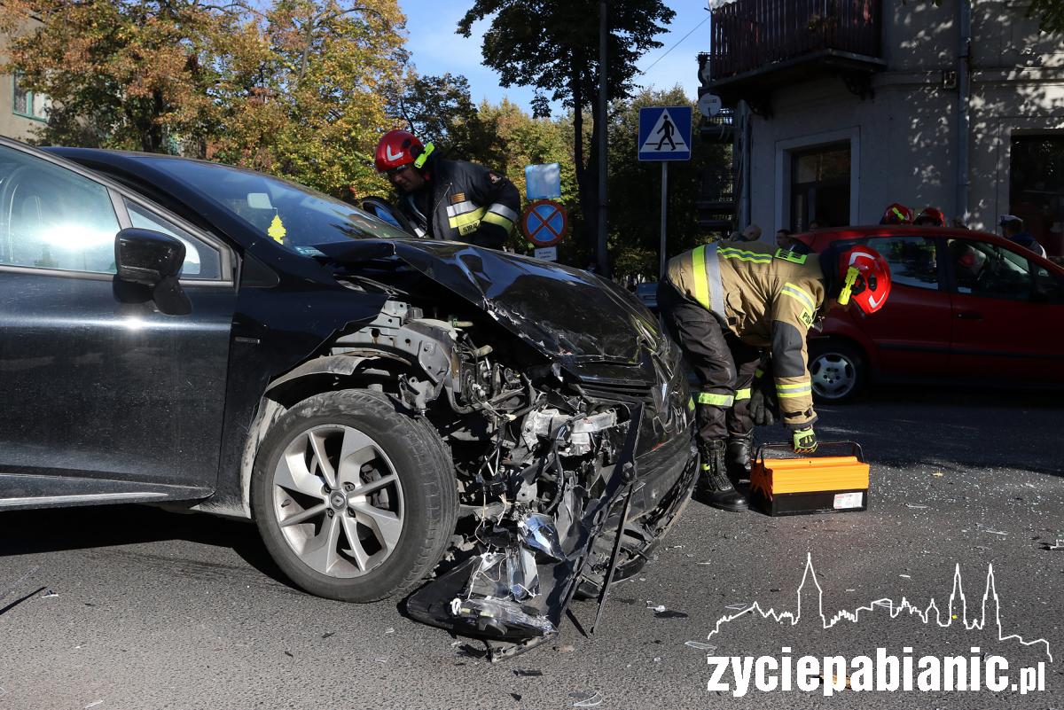 Stłuczka na ul. Moniuszki