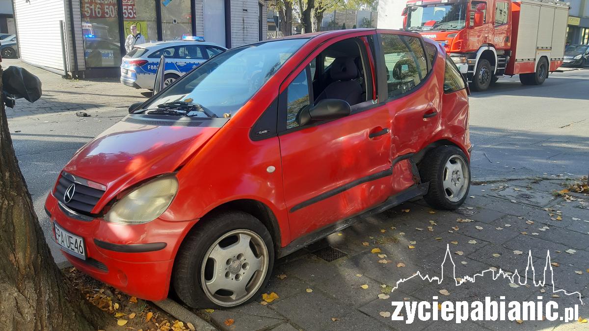 Stłuczka na ul. Moniuszki