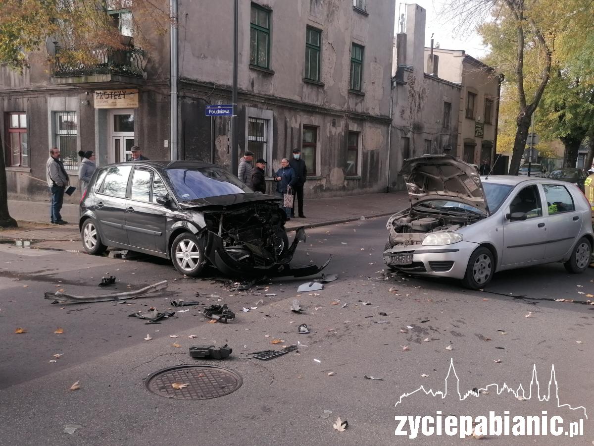 Stłuczka na Moniuszki. Wymusił pierwszeństwo