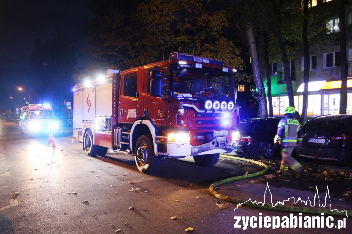 W wieżowcu przy Wyspiańskiego paliła się kanapa