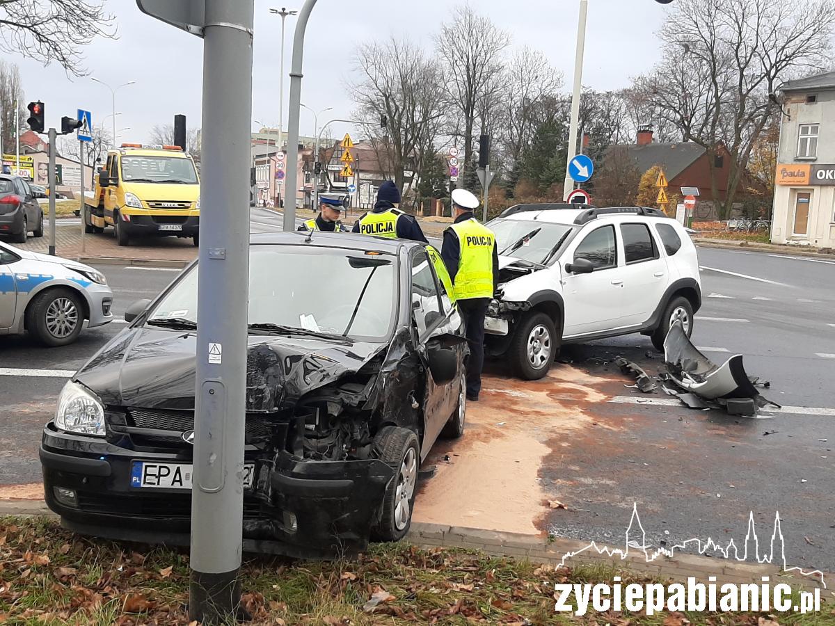 Wypadek na skrzyżowaniu