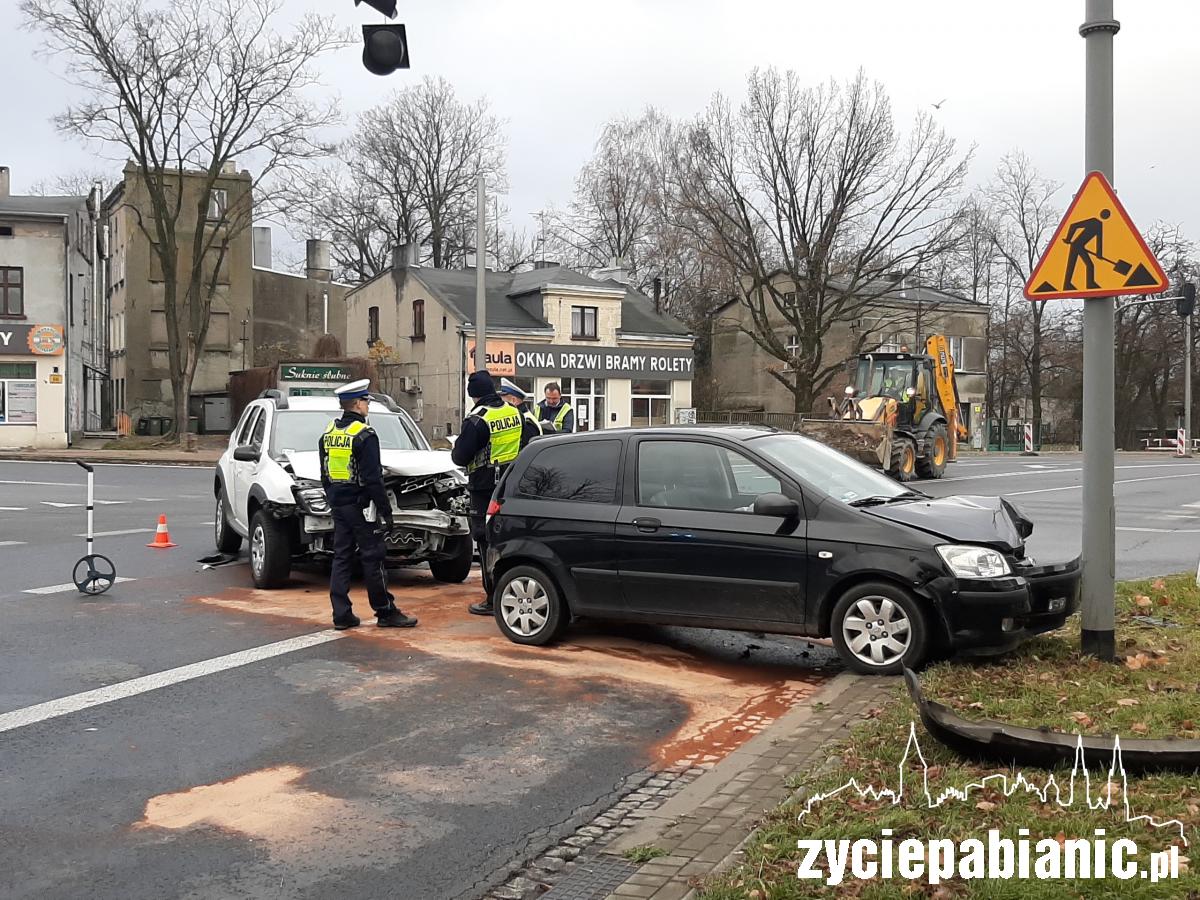Wypadek na skrzyżowaniu