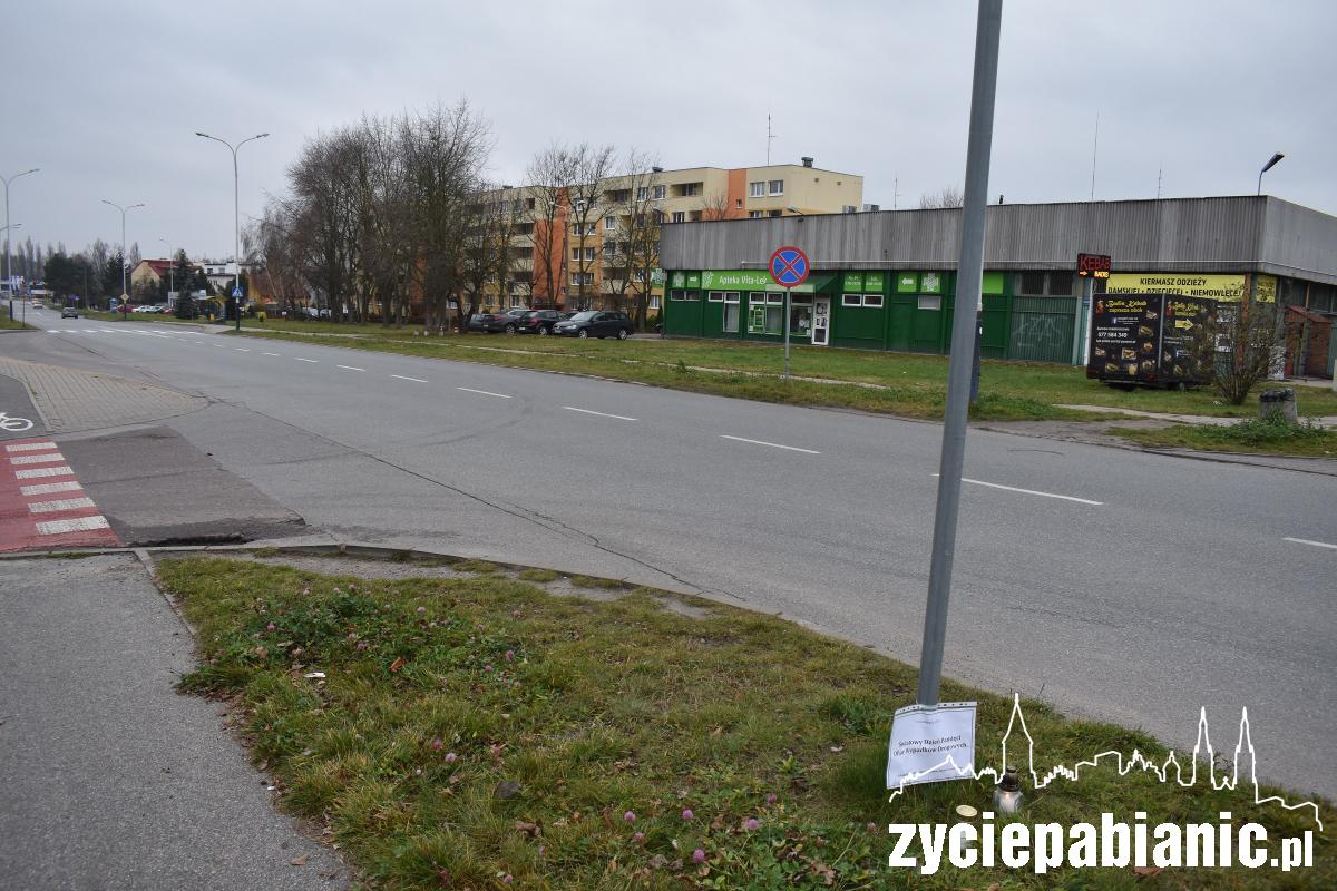 Pabianiczanie uczcili ofiary wypadków drogowych