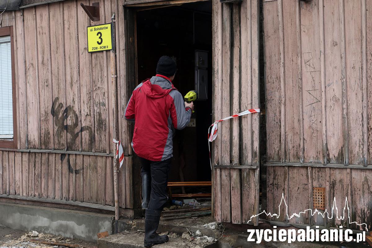 Wybuch gazu w budynku przy ul. Bohaterów
