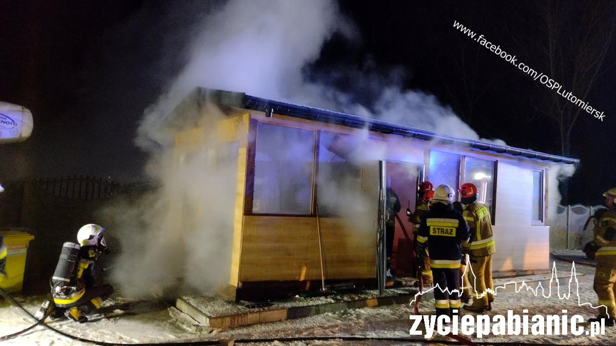 Pożar w Konstantynowie.
