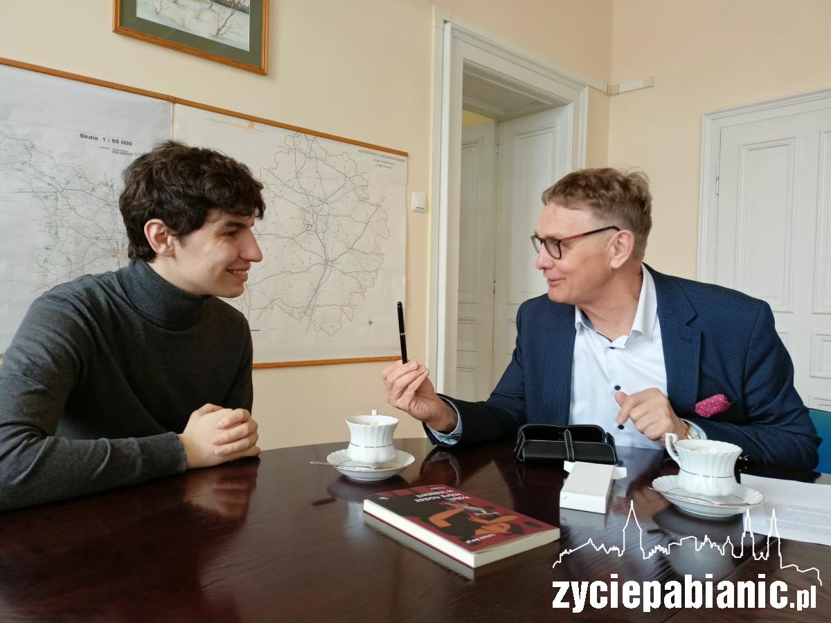 Łukasz Barys w odwiedzinach u starosty