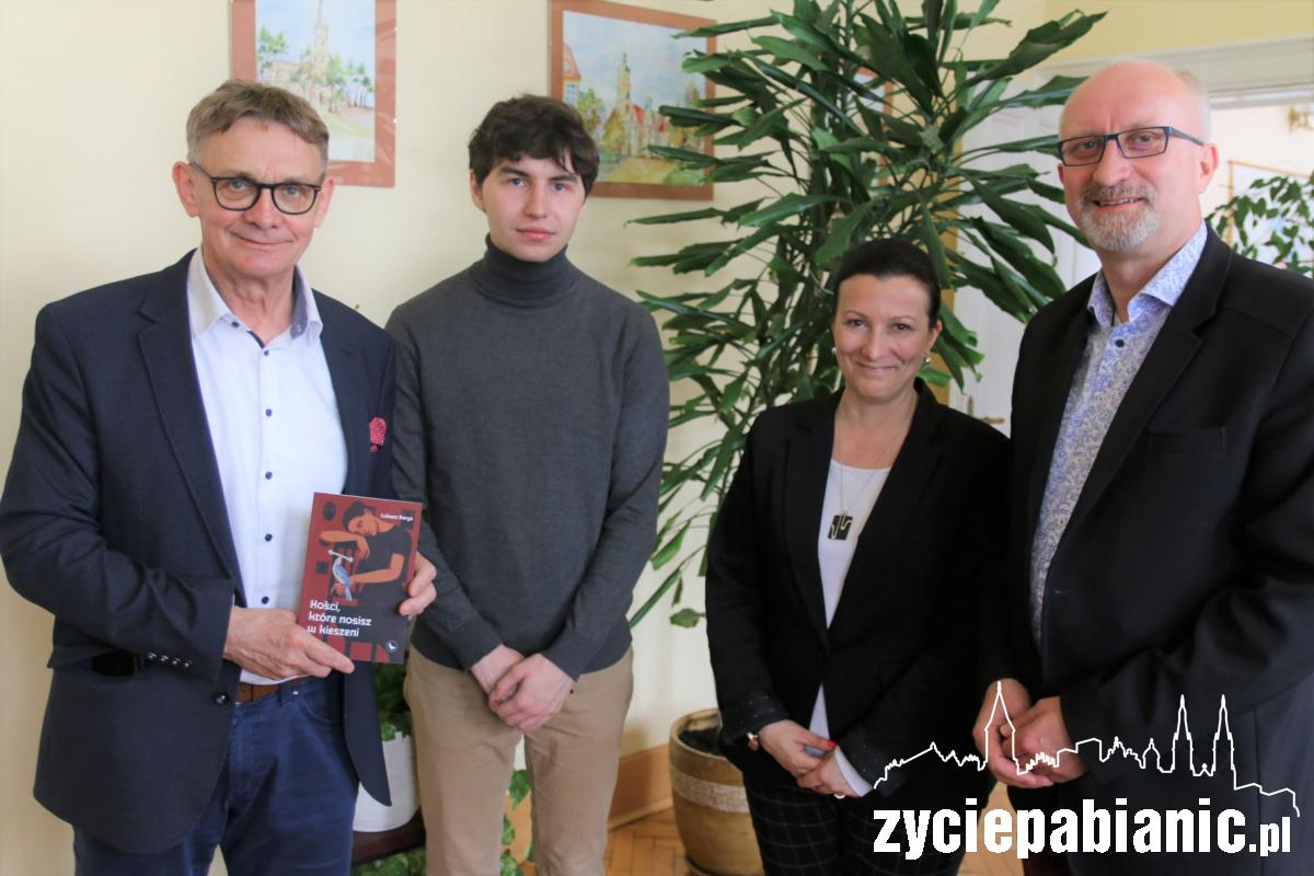 Łukasz Barys w odwiedzinach u starosty